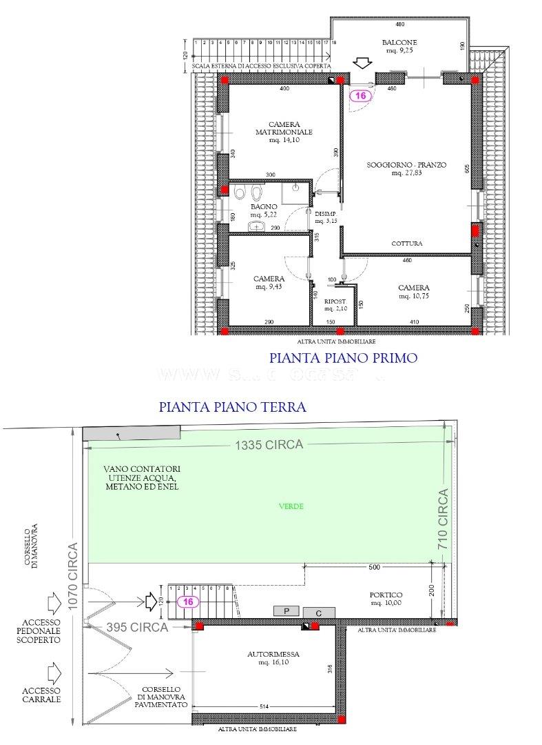 Appartamento in Villa in vendita a Calvenzano