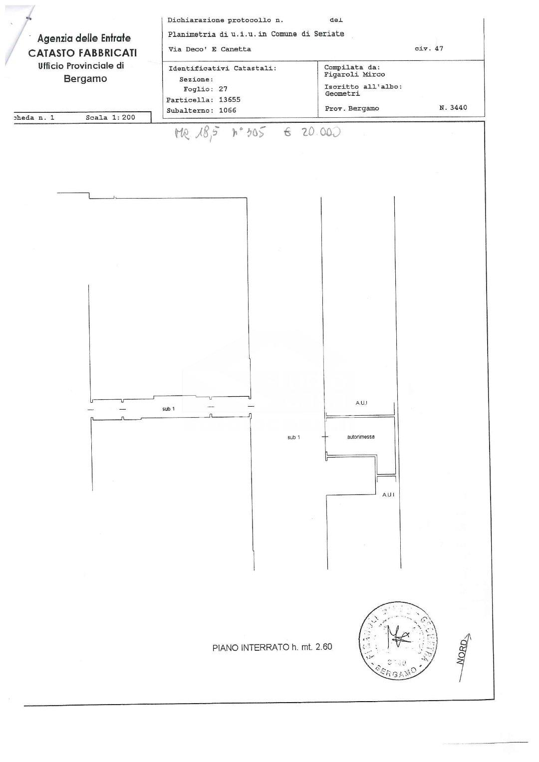 Box / Autorimessa in vendita a Seriate