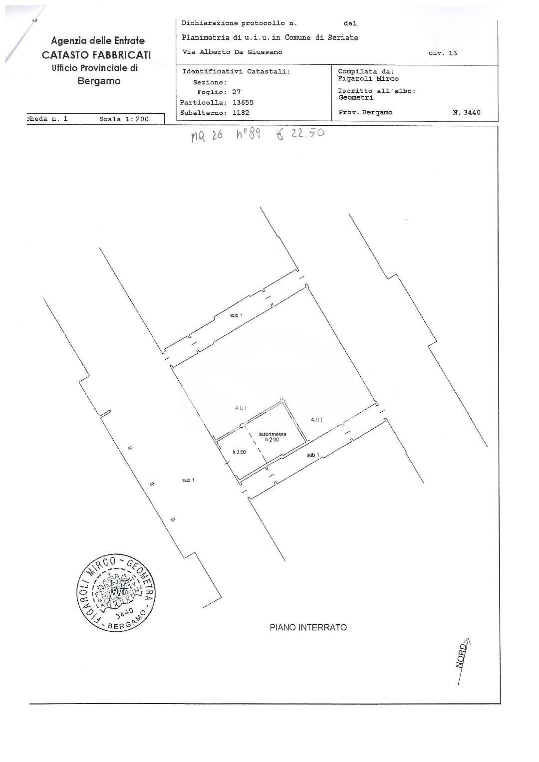 Box / Autorimessa in vendita a Seriate