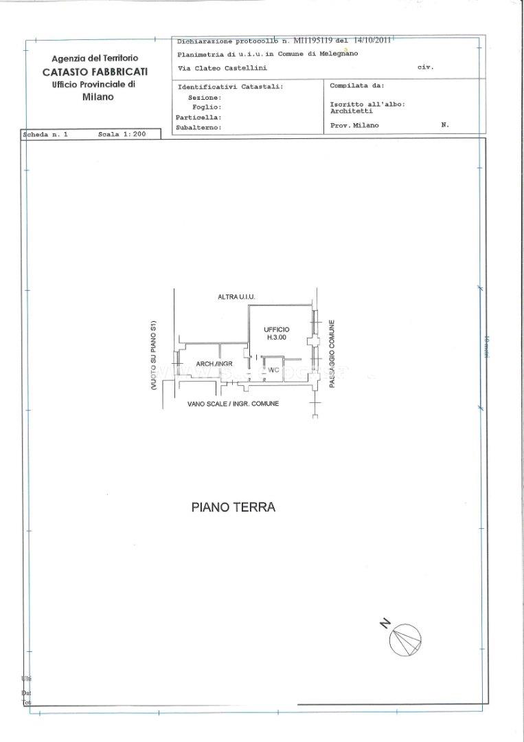 Ufficio in affitto a Melegnano