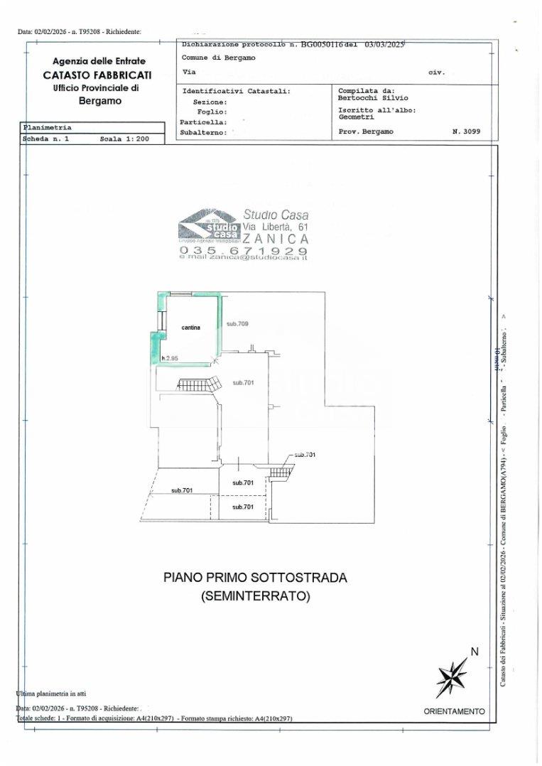 Appartamento in vendita a Bergamo