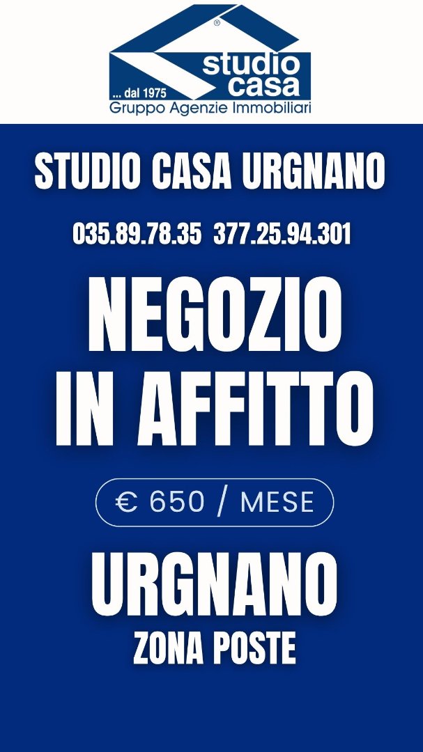 Negozio in affitto a Urgnano