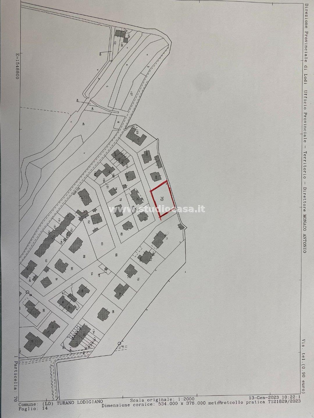 Terreno Residenziale in vendita a Turano Lodigiano